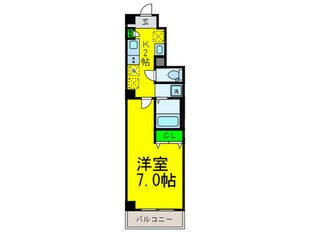 ルミエール駒川の物件間取画像